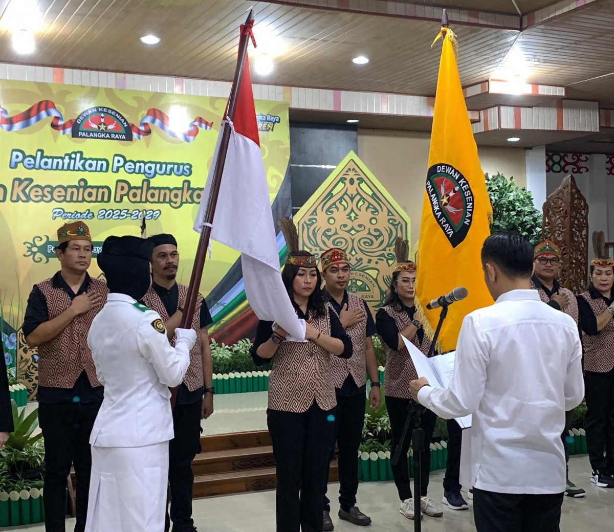 Dokumentasi pelantikan pengurus DKPR periode 2025–2029