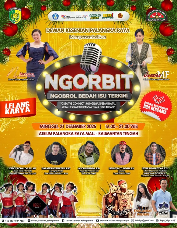 Poster NGORBIT: "Ngobrol Bedah Isu Terkini"